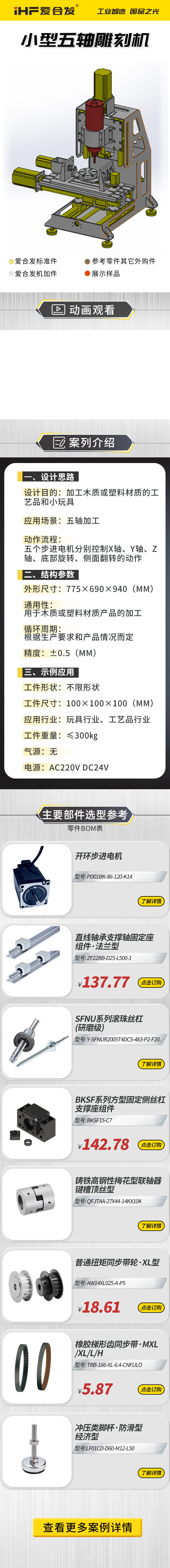 愛合發(fā)案例介紹:小型五軸雕刻機(jī) 愛合發(fā)案例介紹:小型五軸雕刻機(jī)